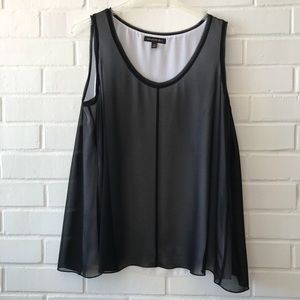 Banana Republic Black Sleeveless Blouse
